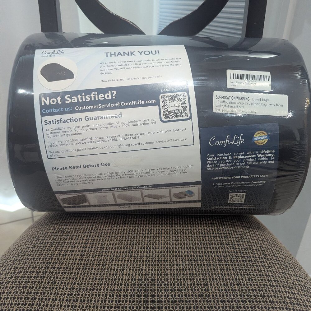 Comi Life Memory Foam Footrest NWT